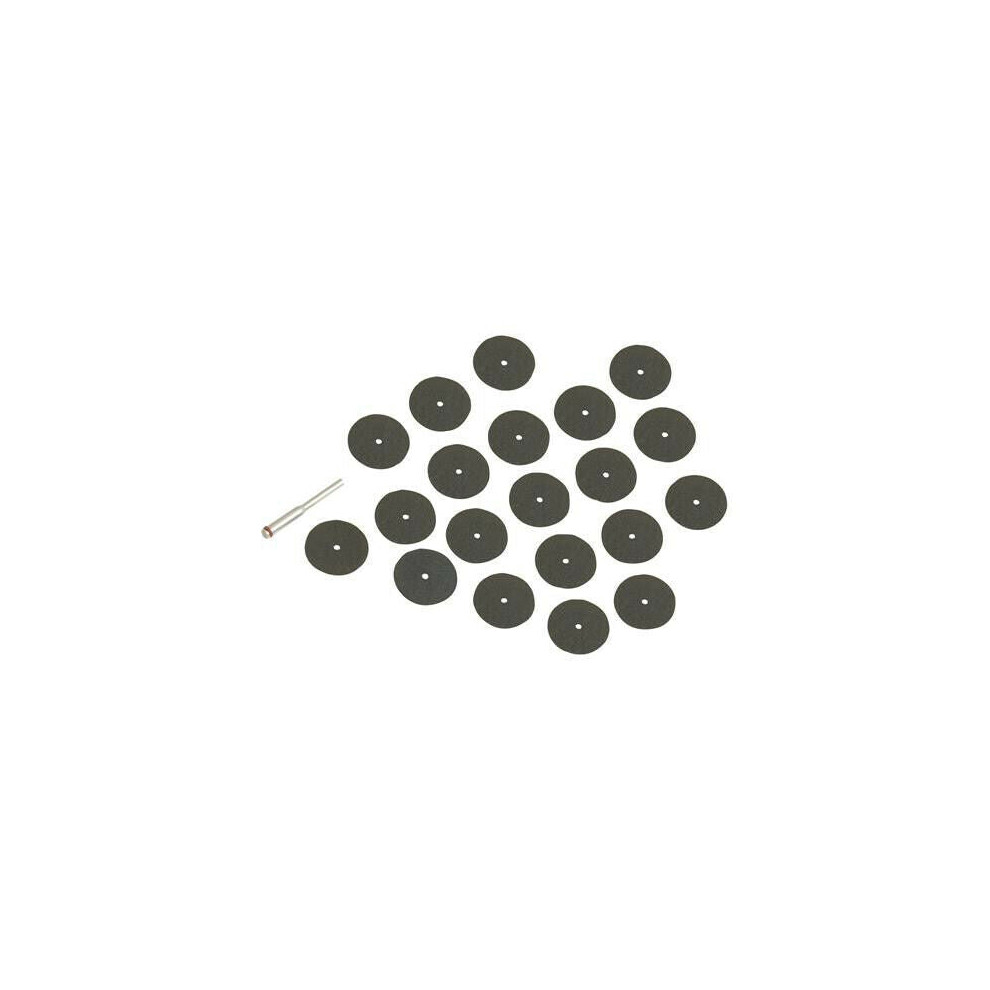 36 Piece 22mm Cutting Discs Kit 3.1mm Diameter Mandrel Max 28000 rpm