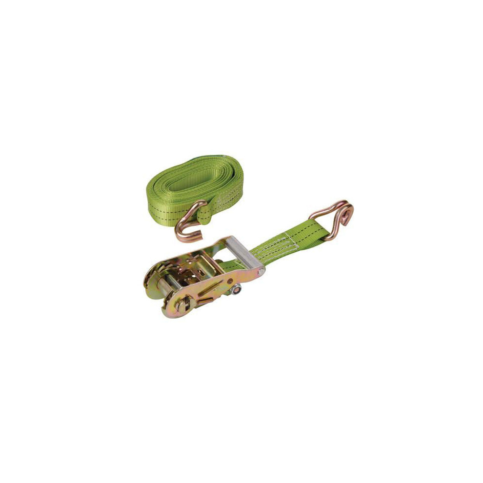 Loops 6M X 38Mm Cargo Lash 2 Ton Tie Down Ratchet Strap