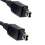 Loops 2m 4 Pin To Plug Ieee 1394 Firewire Cable Lead Ilink 1