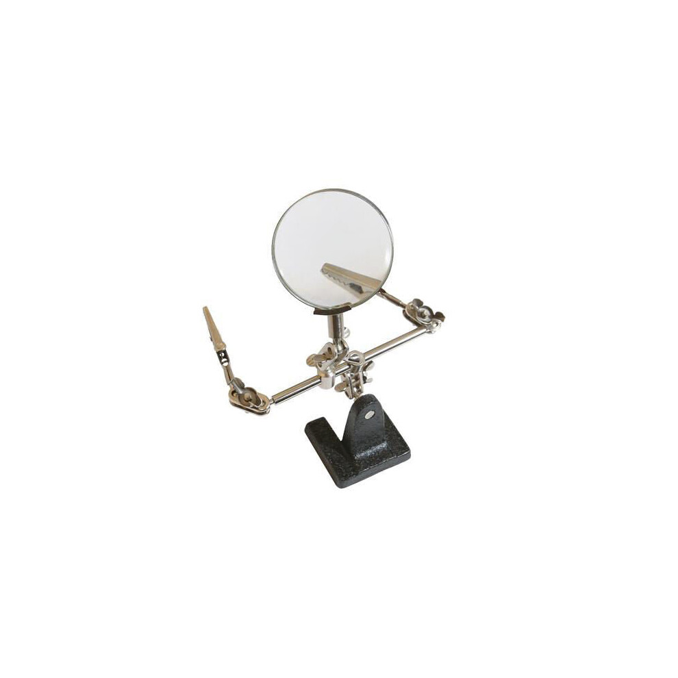Helping Hands Device 2.5x Magnifier Model Making Crafting Soldering