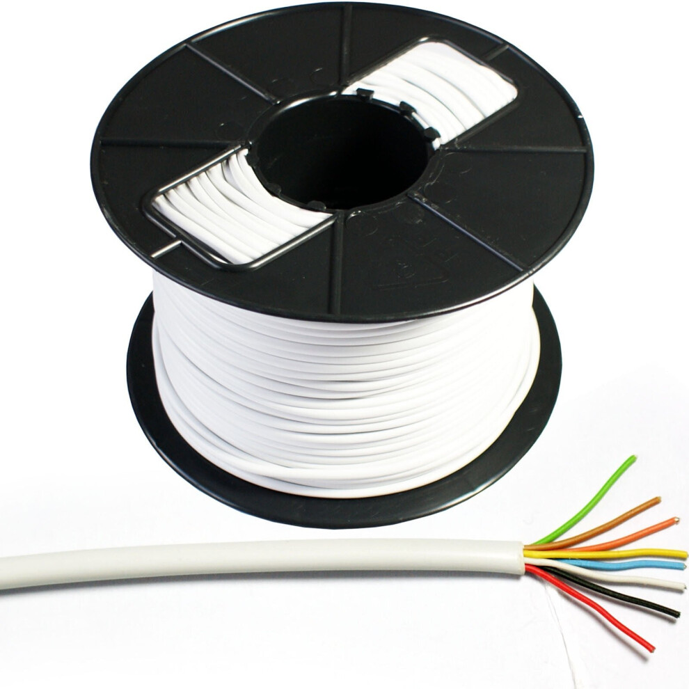 Loops 100M Reel 8 Core 4 Pair Alarm Cable Tinned Copper Stranded Cctv Panel Contact
