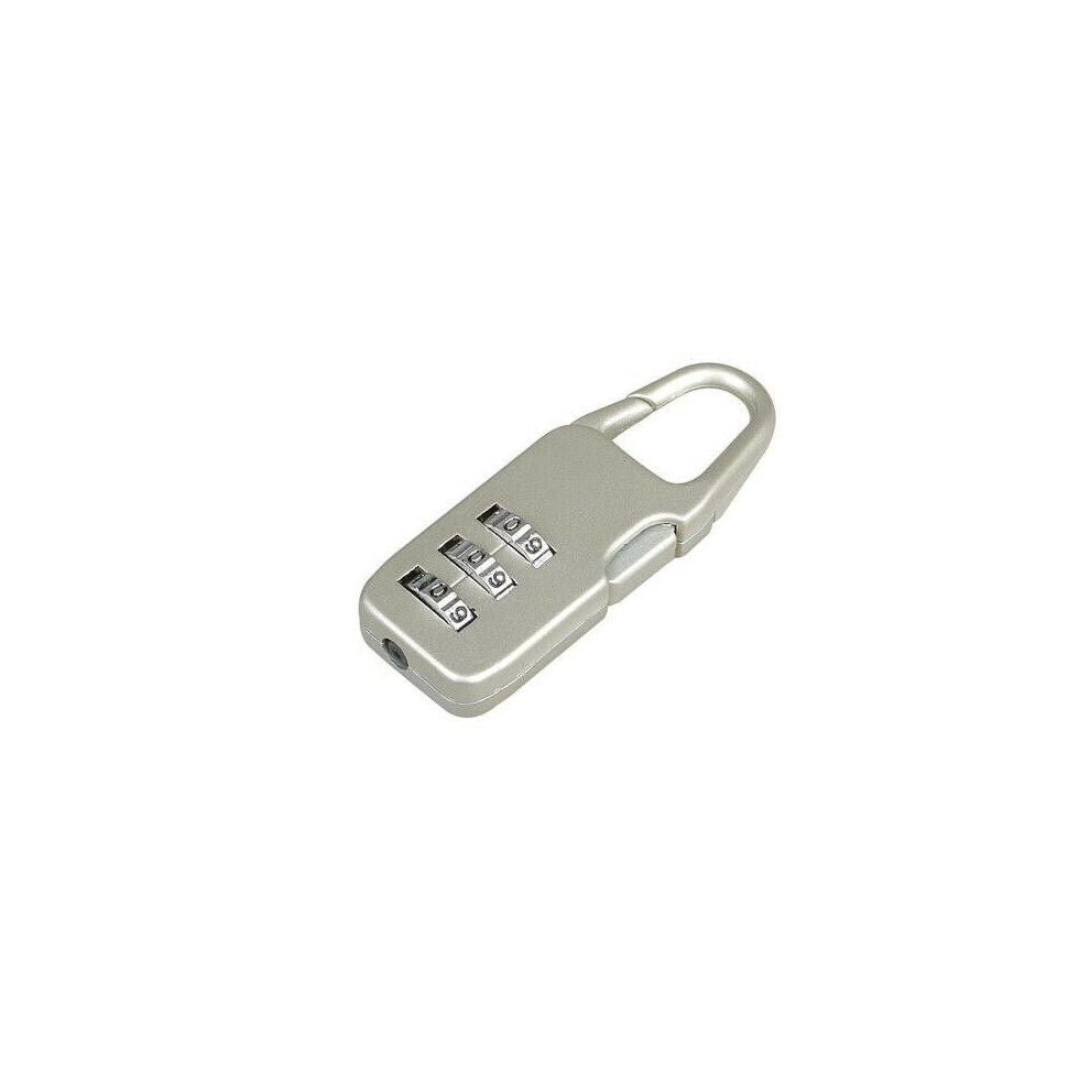 3 Digit Combination Padlock Zinc Alloy 20g Shackle Diameter 3.5mm