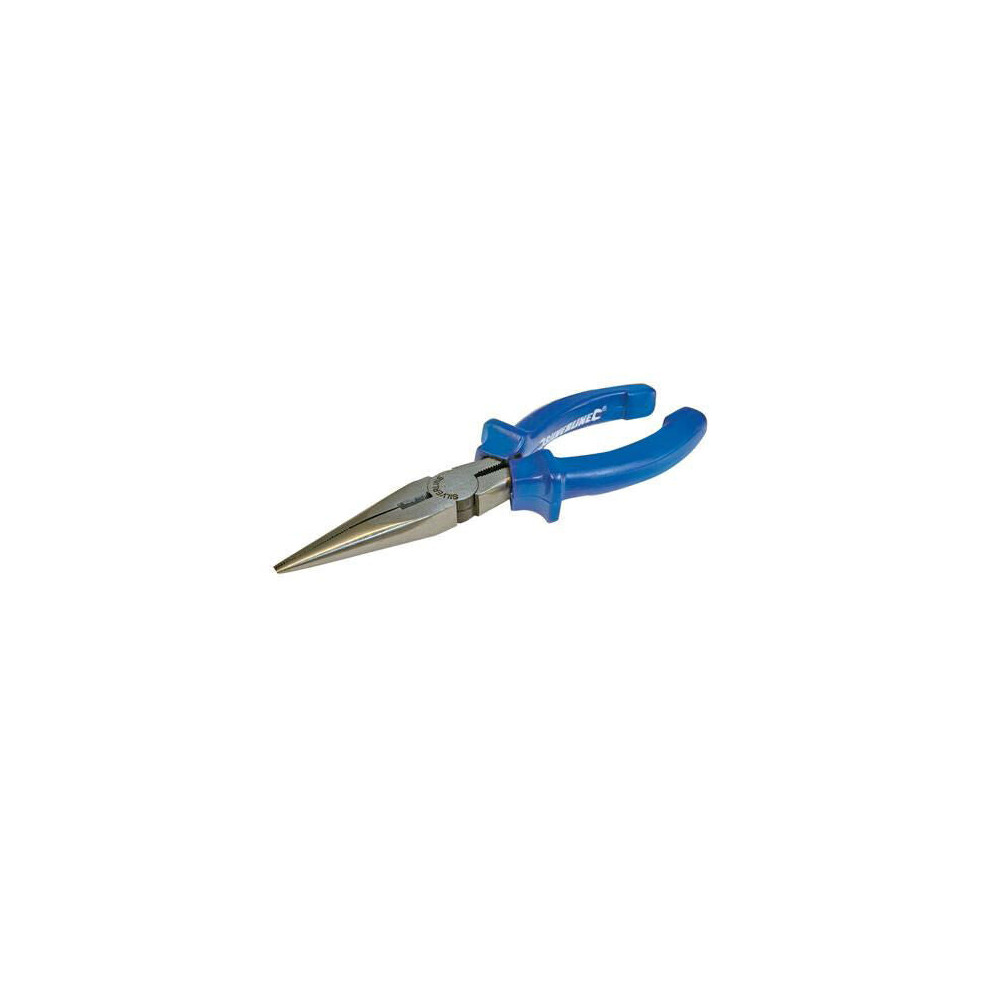 200mm Long Nose Pliers Slip Guards Serrated Jaws