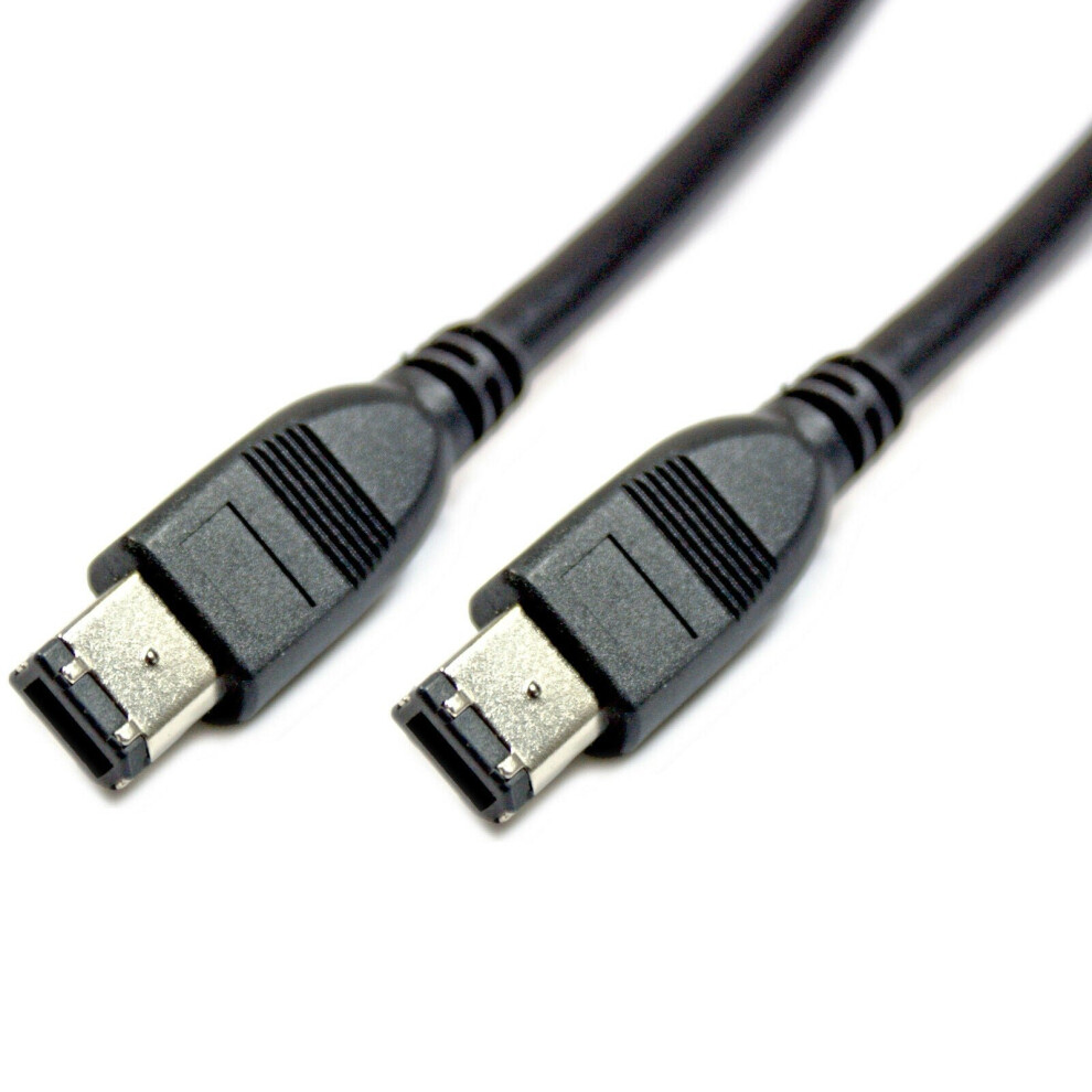 2M IEEE 1394 6 PIN TO PLUG FIREWIRE CABLE LEAD