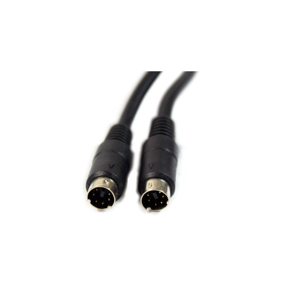 1.5m 6 Pin Mini Din To Plug Male Audio Video Cable Lead Ps2 Mouse Keyboard