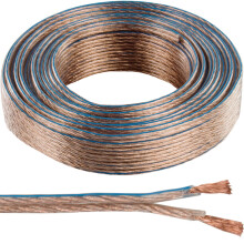 25M Quality Speaker Cable 2.5mm 14 AWG Wire Reel Drum Amp HiFi Loud CCA Strands