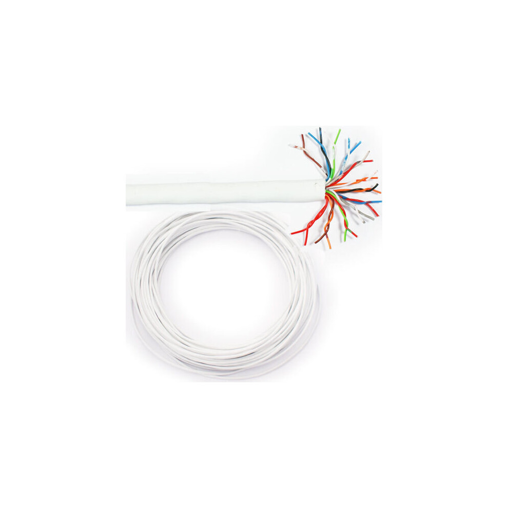 50M 12 Pair Telephone Cable 24 Core Way Bt Multi Line Communication Wire Reel 5055538142581