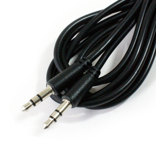Loops 3m 3.5mm Slim Micro Jack Headphone Cable Plug to Plug Male AUX Auxiliary Lead