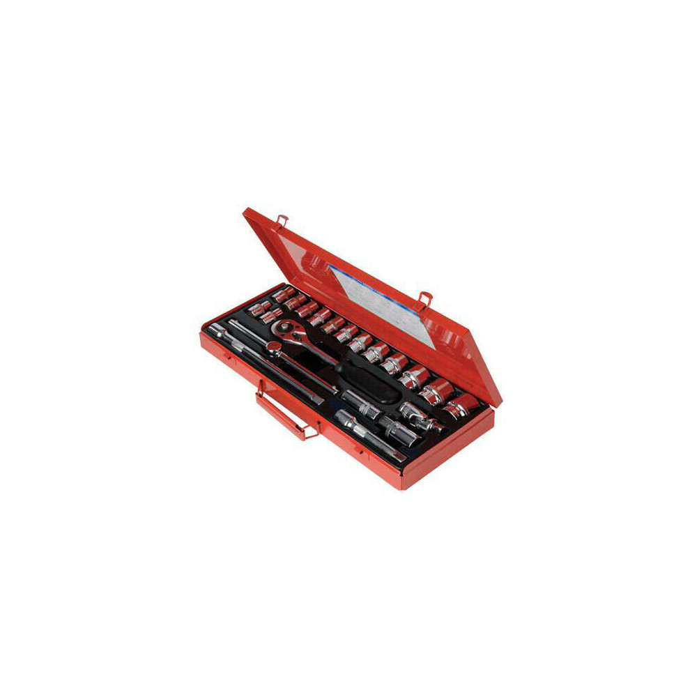 21 Piece 10mm 32mm Socket Wrench Set 1/2" InchInch Drive Metric