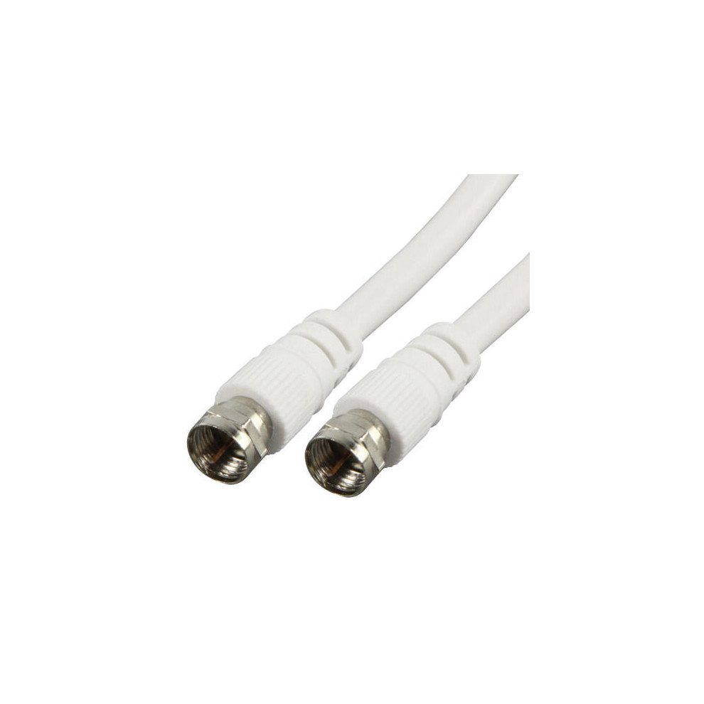 1.5M F Connector Plug Coaxial Antenna Cable Coax Satellite Aerial Lead To Male 5055538112690