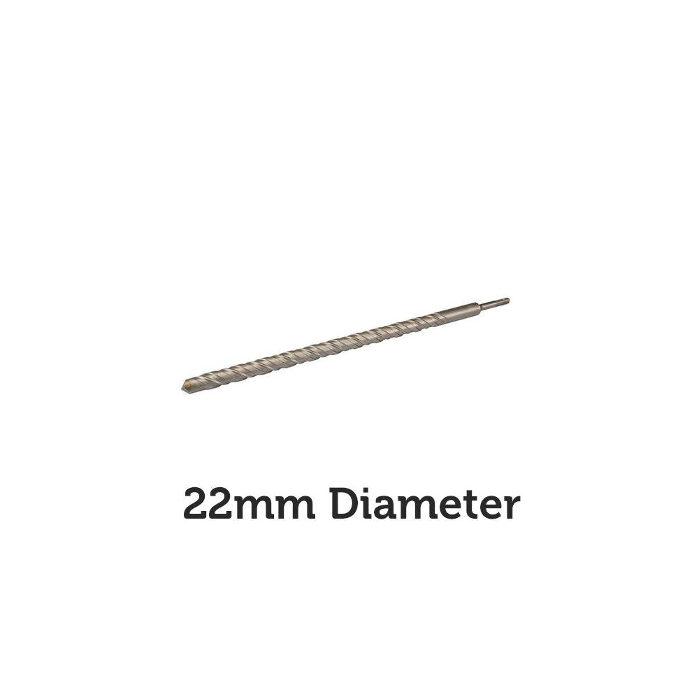 PRO 22mm x 460mm SDS Plus Masonry Drill Bit Tungsten Carbide Cutting Head Tip