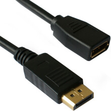 2M DisplayPort Male to Female Socket Extension Cable V1.2 PC Monitor Lead Mac
