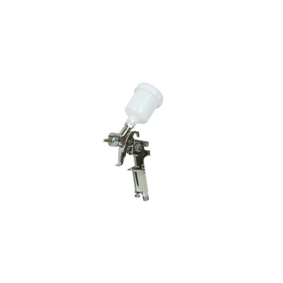 Loops 100Ml Gravity Feed Spray Gun 1Mm Nozzle Paint Sprayer Quick Connect