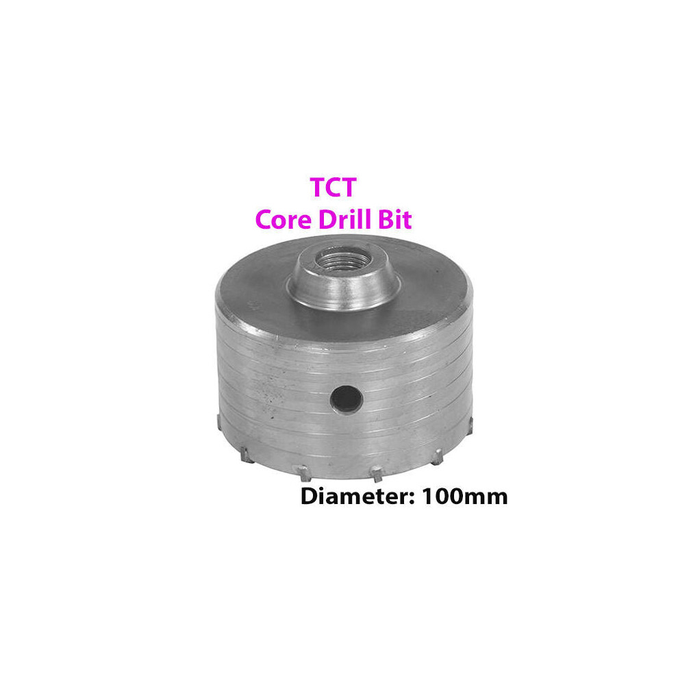 PRO 100mm (3.94") TCT Core Drill Bit Tile Marble Glass Brick Hole Saw Cutter