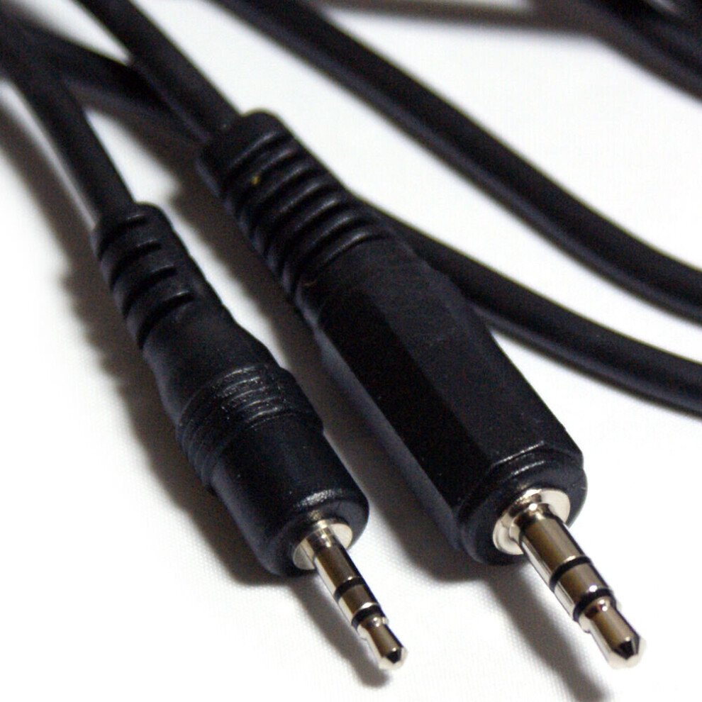 1.5m 3.5mm Male to 2.5mm Plug Stereo Cable AUX to Mini Jack Headphone Audio Lead