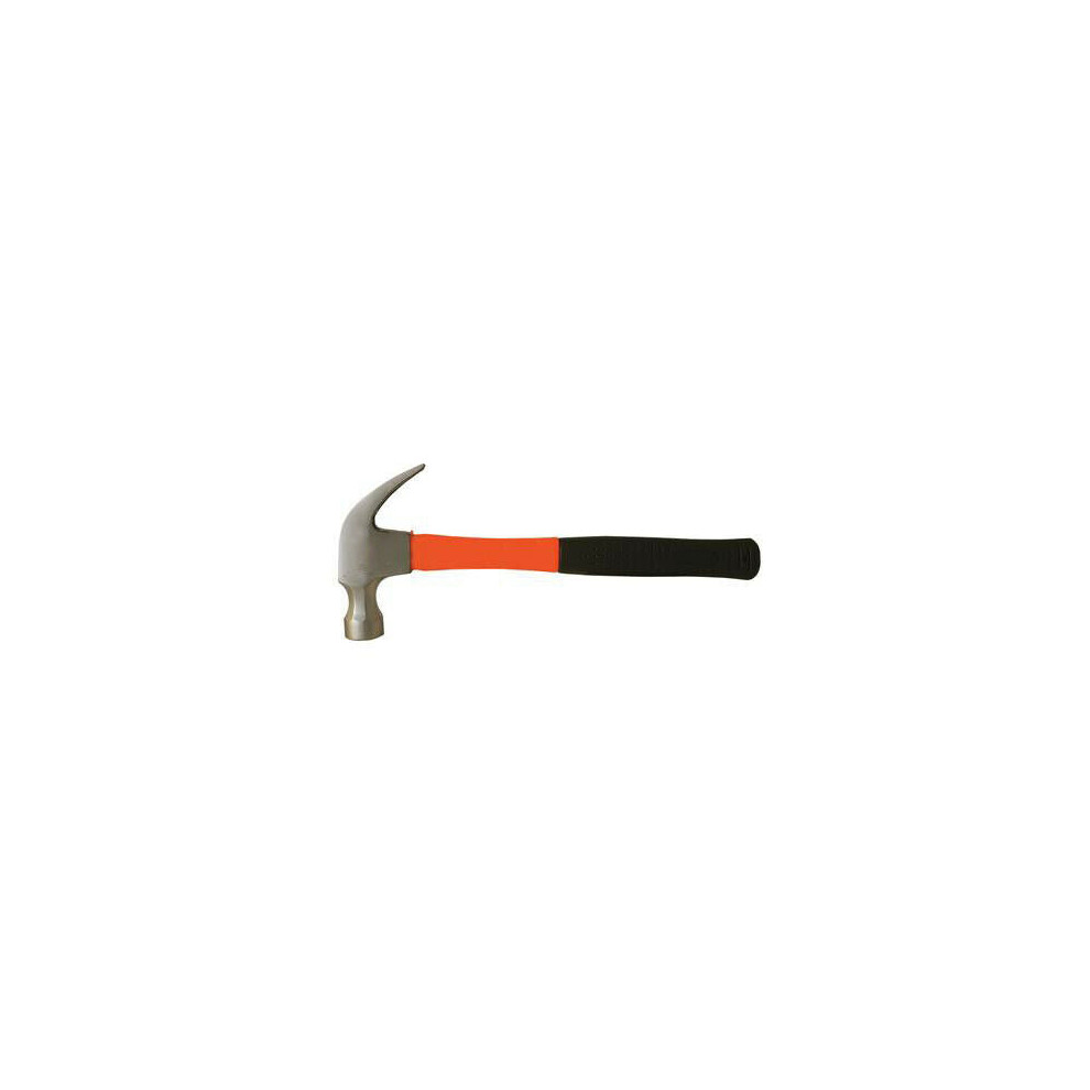 8oz Fibreglass Shaft Claw Hammer Fixing & Removing Nails Forged Steel Hand Tool