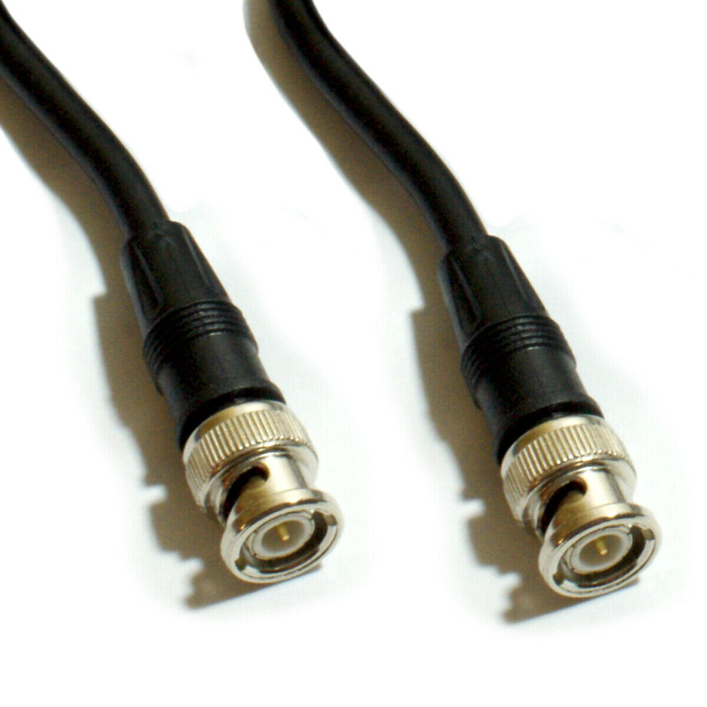 Loops 15M Bnc Male To Plug Rg59 Video Cable Lead 75 Ohm Camera Cctv Dvr Coaxial Patch
