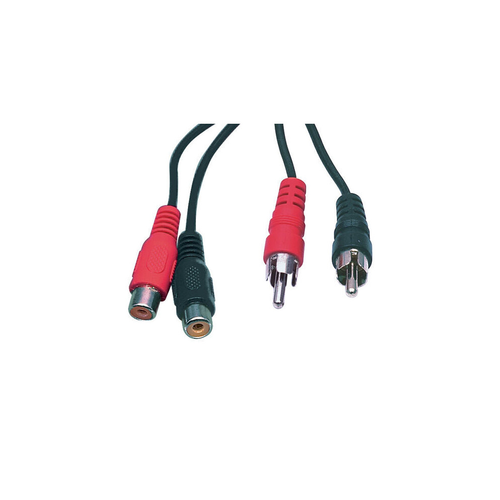 Loops 5M 2 Rca Male To Female Audio Extension Cable Lead Phono Plug To Socket