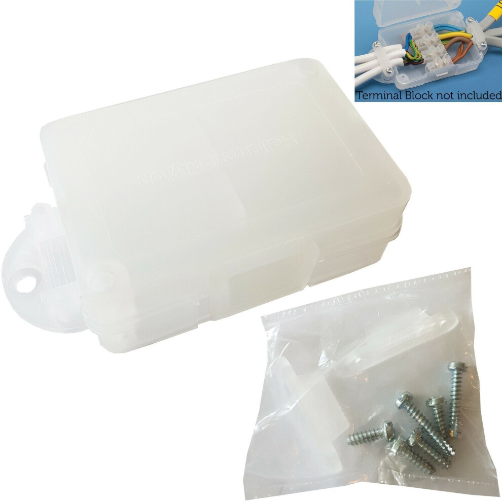 5X Quick Fit Terminal Junction Box Enclosure Lighting Power Cable Joiner Block 5055538185663