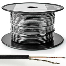 100m Black RG174 Coaxial Cable Copper Aerial SMA TNC Antenna WiFi Router Wire