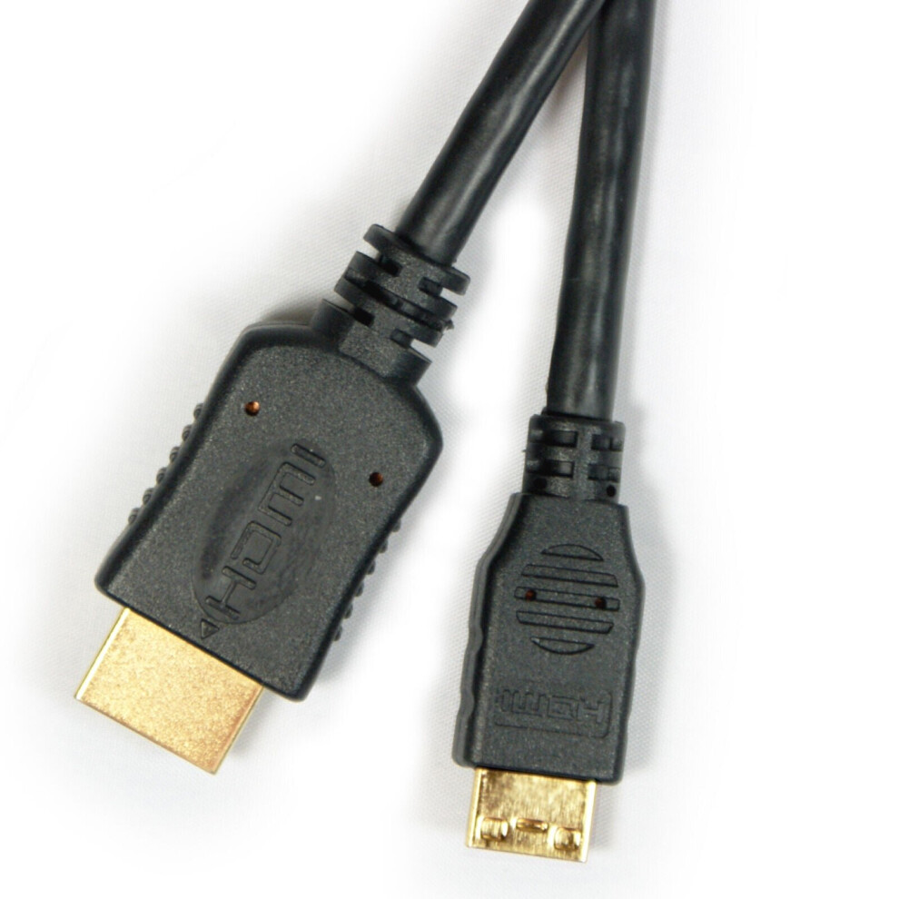 3M High Speed Hdmi Type A C Mini Male To Plug Cable Video Camera Hd & 4K Lead 5055538104268