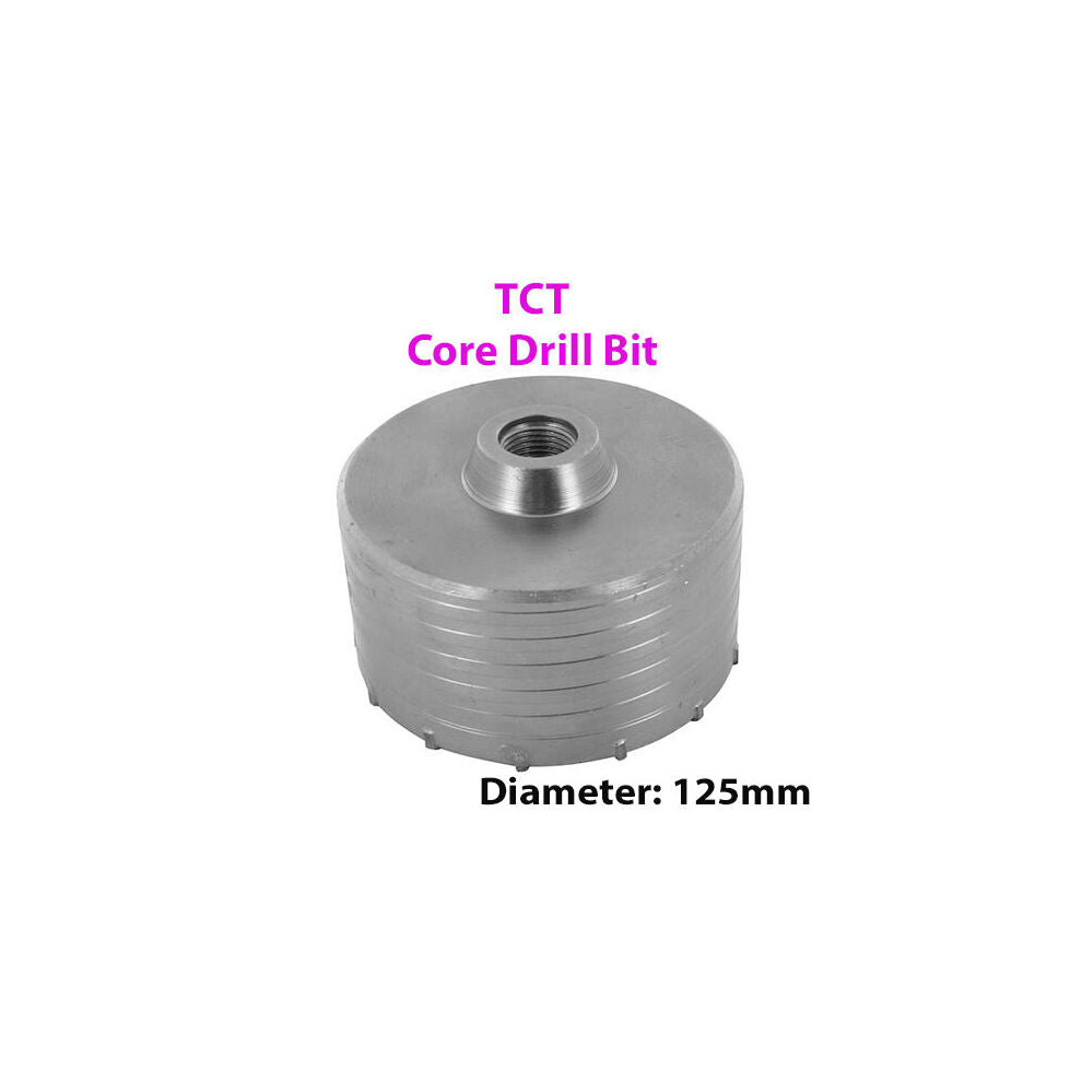 PRO 125mm (4.92") TCT Core Drill Bit Tile Marble Glass Brick Hole Saw Cutter