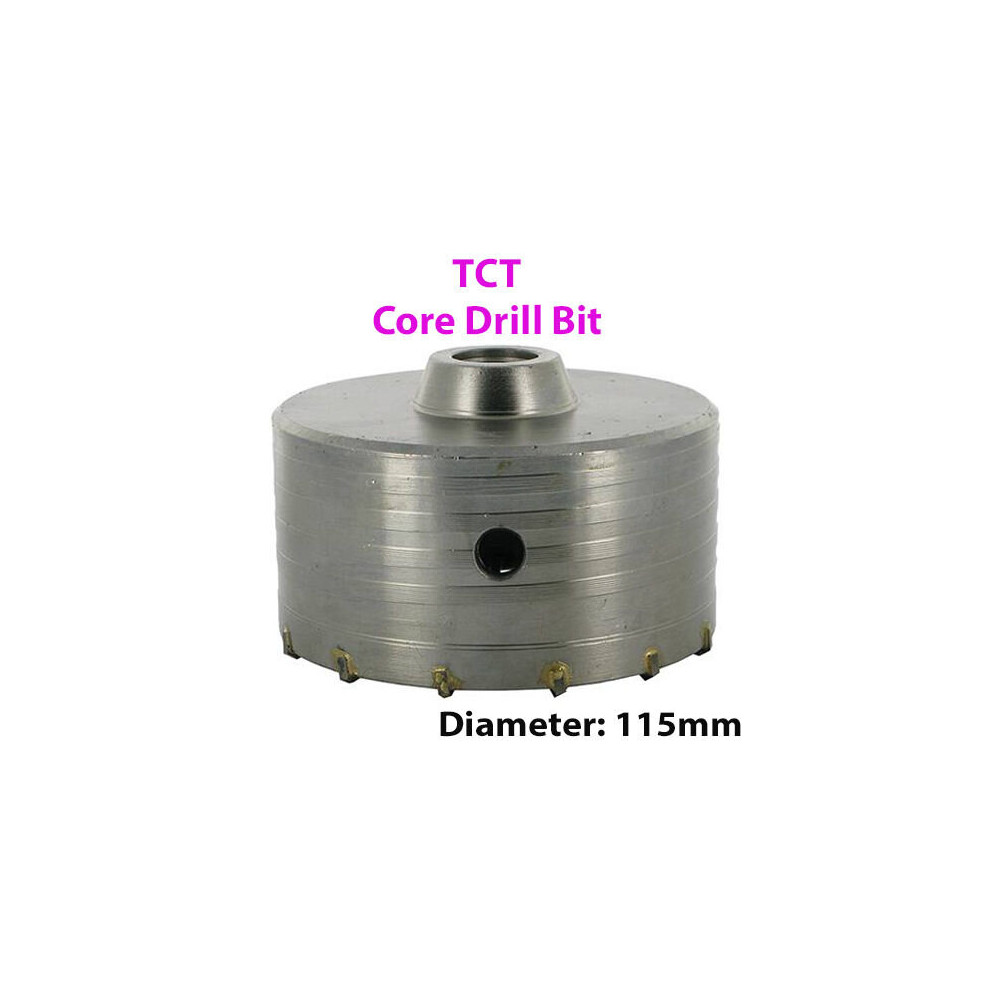 PRO 115mm (4.53") TCT Core Drill Bit Tile Marble Glass Brick Hole Saw Cutter