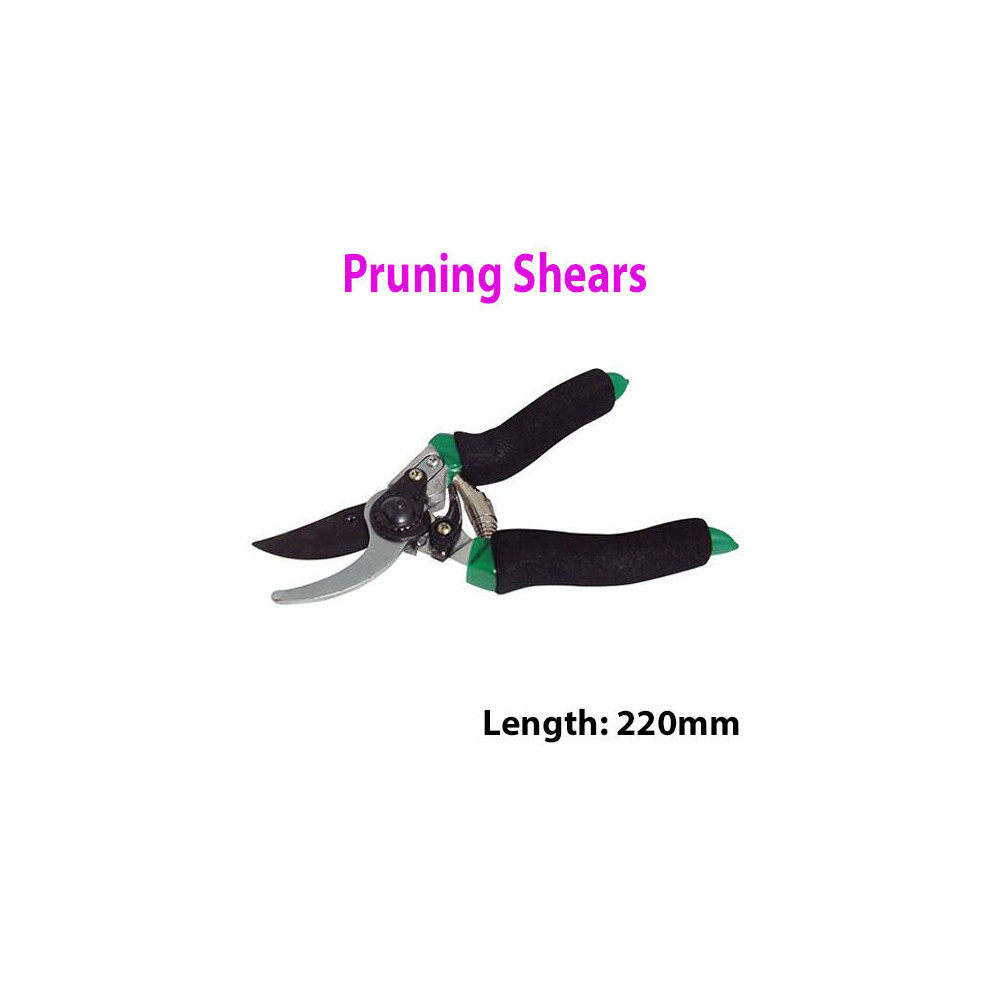 220mm Pruning Shears Garden Bush Branch Twig Cutting Tool Allotment Plant Cutter