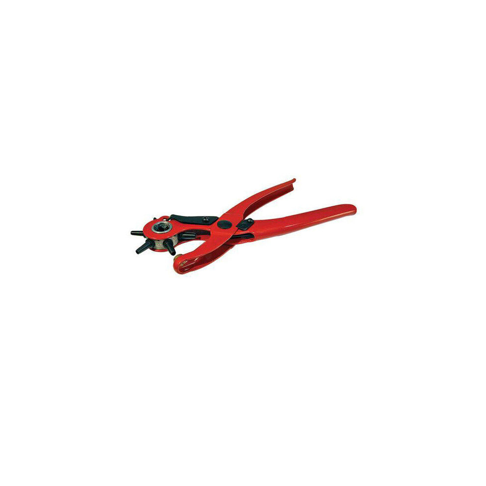 6 Size 2mm 5mm Punch Pliers Spring Loaded Leather Plastic Belt Craft Tool