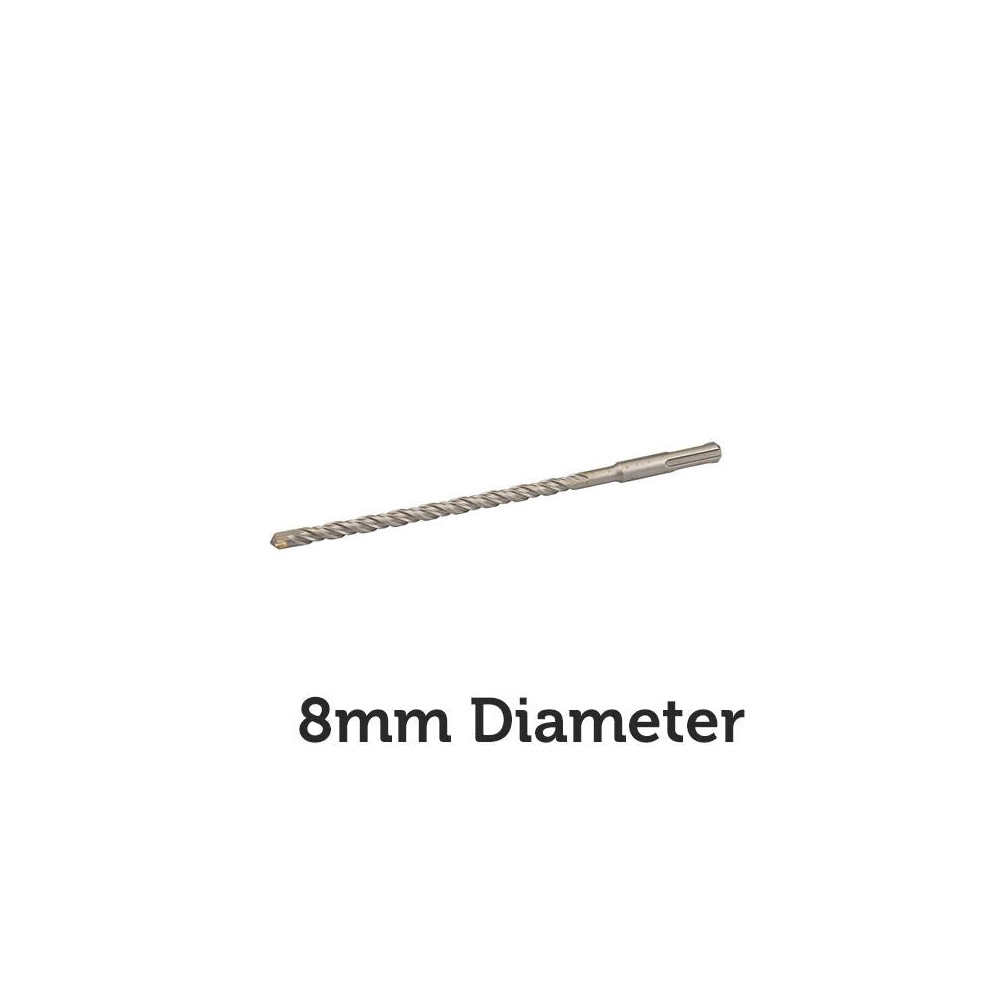 PRO 8mm x 210mm SDS Plus Masonry Drill Bit Tungsten Carbide Cutting Head Tip