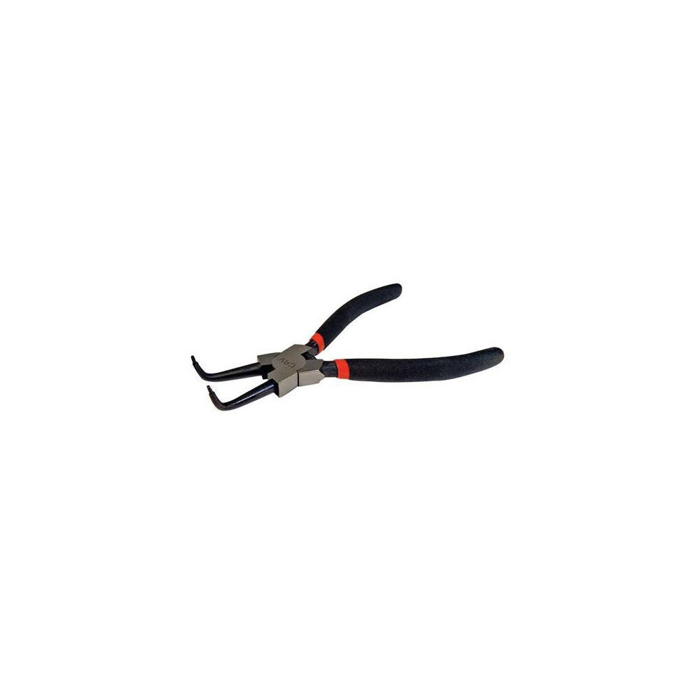 230mm Bent Nose Internal Circlip Pliers PVC Handles Electrician Tool