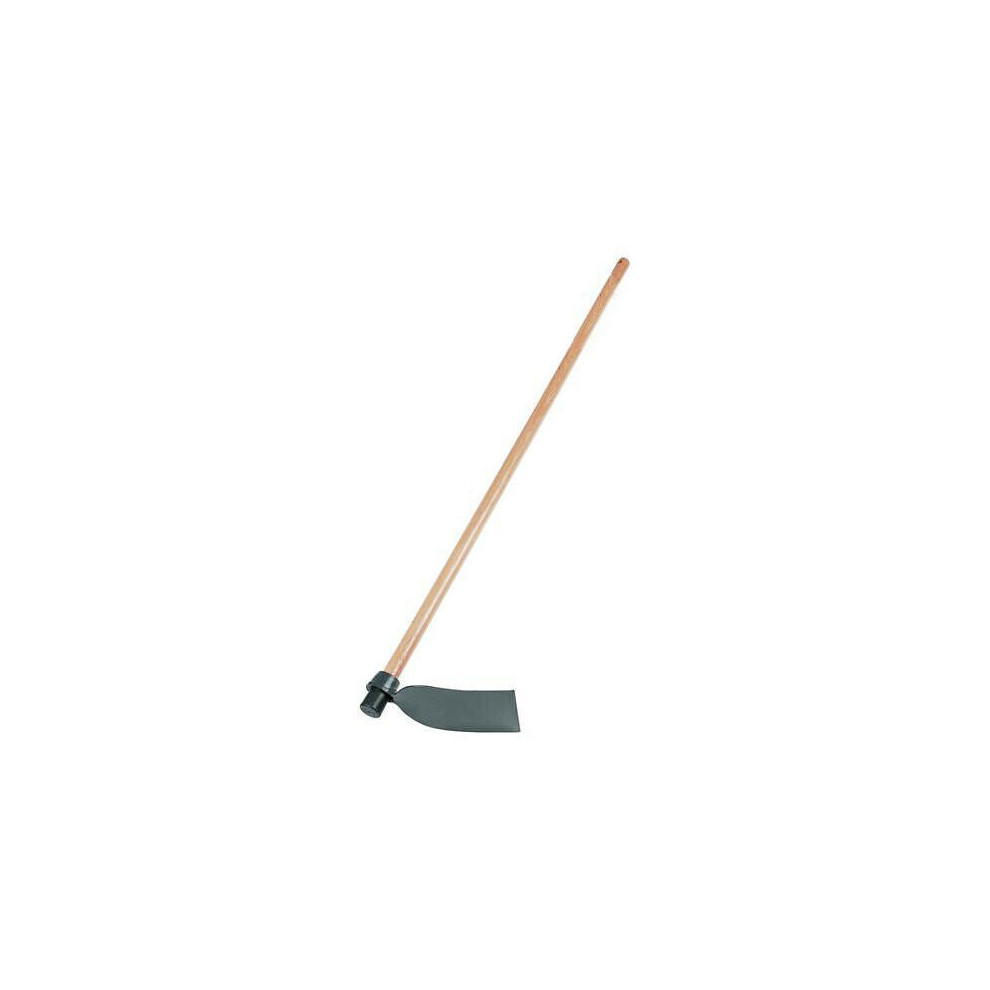 1350mm Digging Hoe Forged Head Hardwood Handle Turn Over Soil Gardening