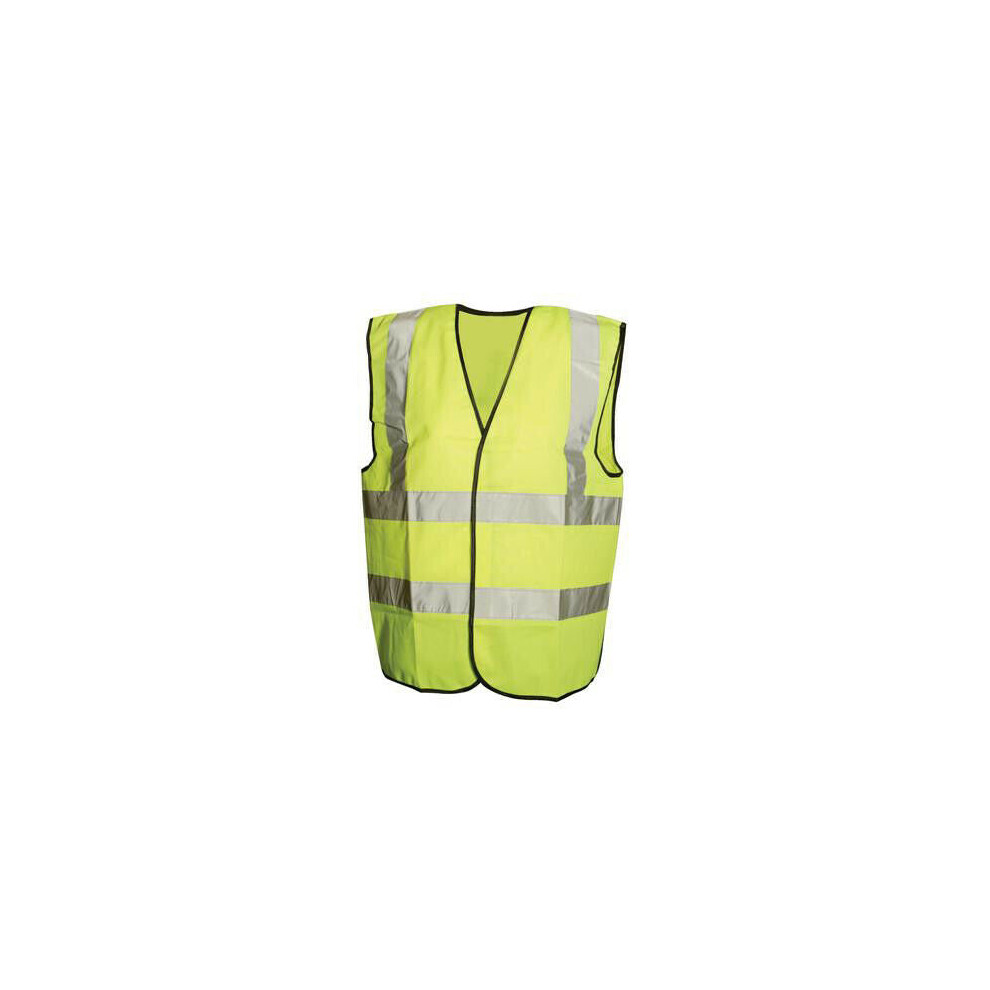 XL Extra Large Hi Vis Waistcoat Class 2 XL 116 124cm (46 49 inch) Safety Wear