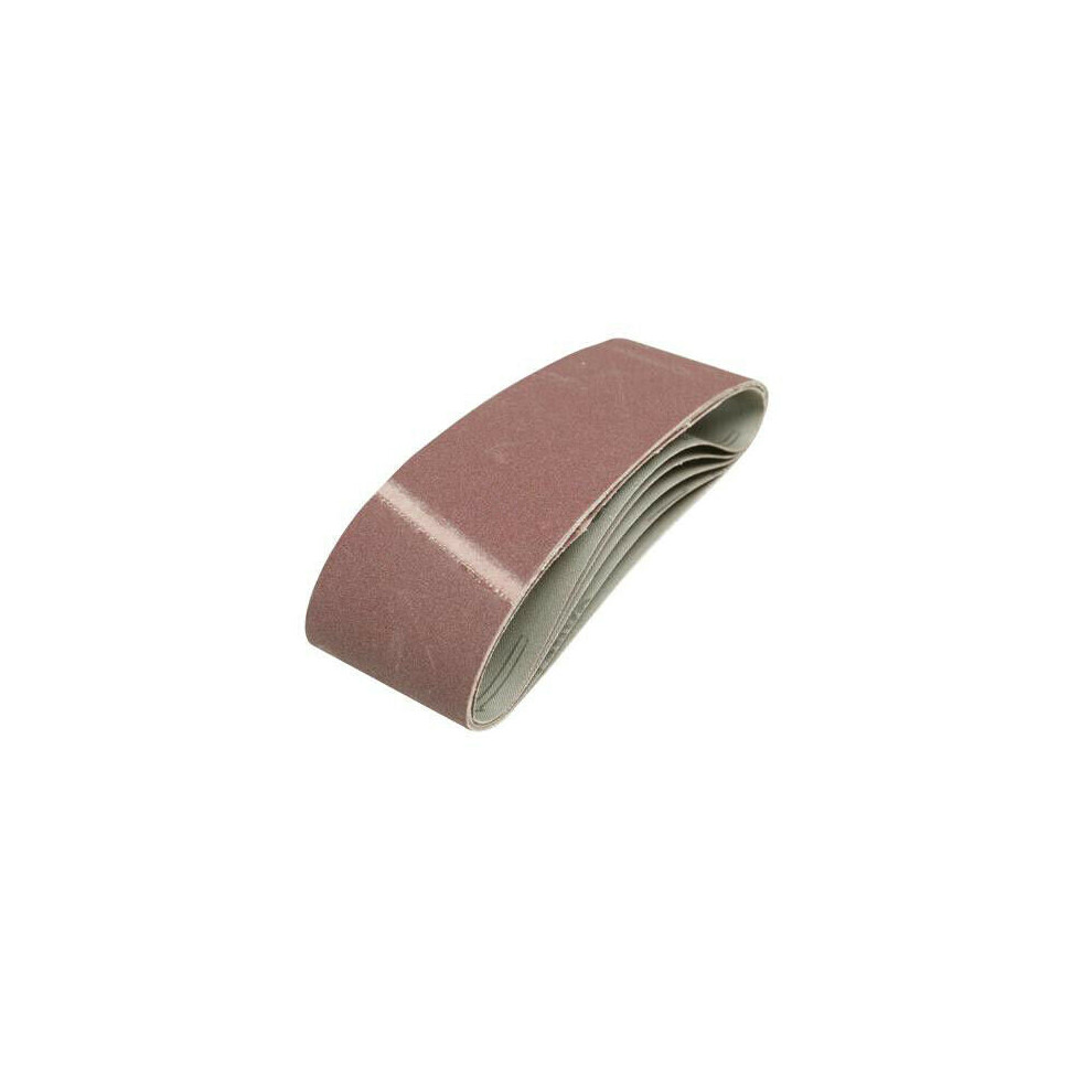 QTY 5 75mm x 533mm 120 Grit Sanding Belts For Belt Sander