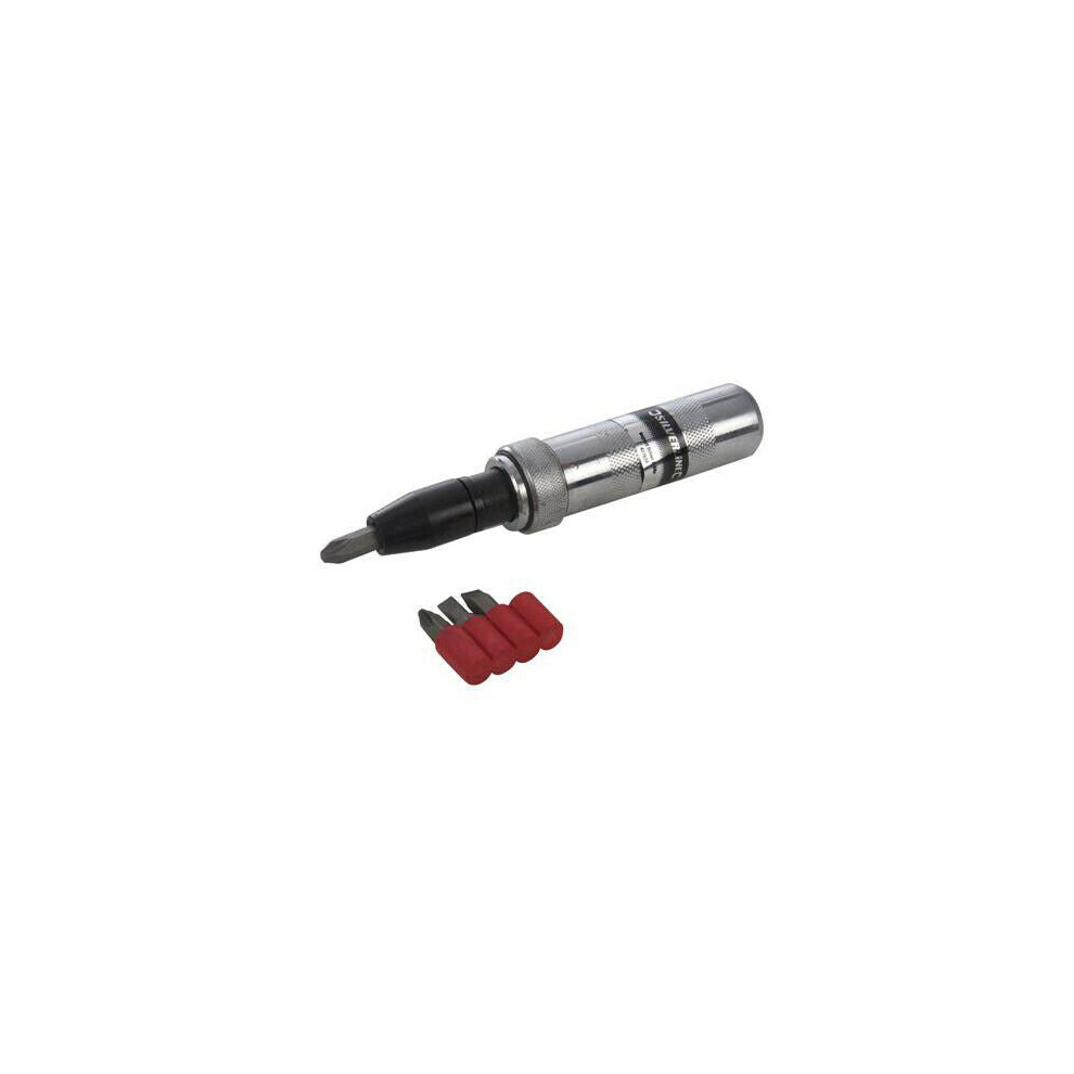 170mm Impact Driver & 4 Bits (2 Slotted 2 Crosshead) Reversible Action