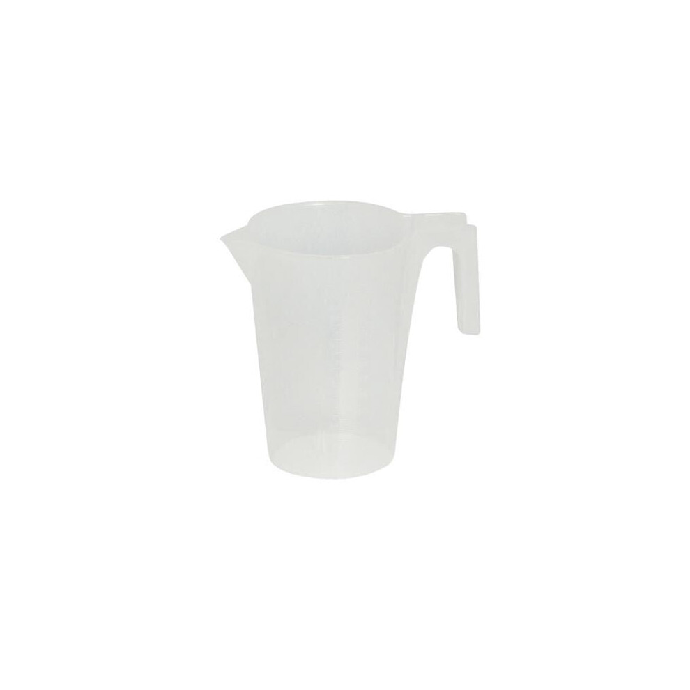 5L Polyethylene Measuring Jug Litre Metric Liquid Pourer 120 Degrees Max