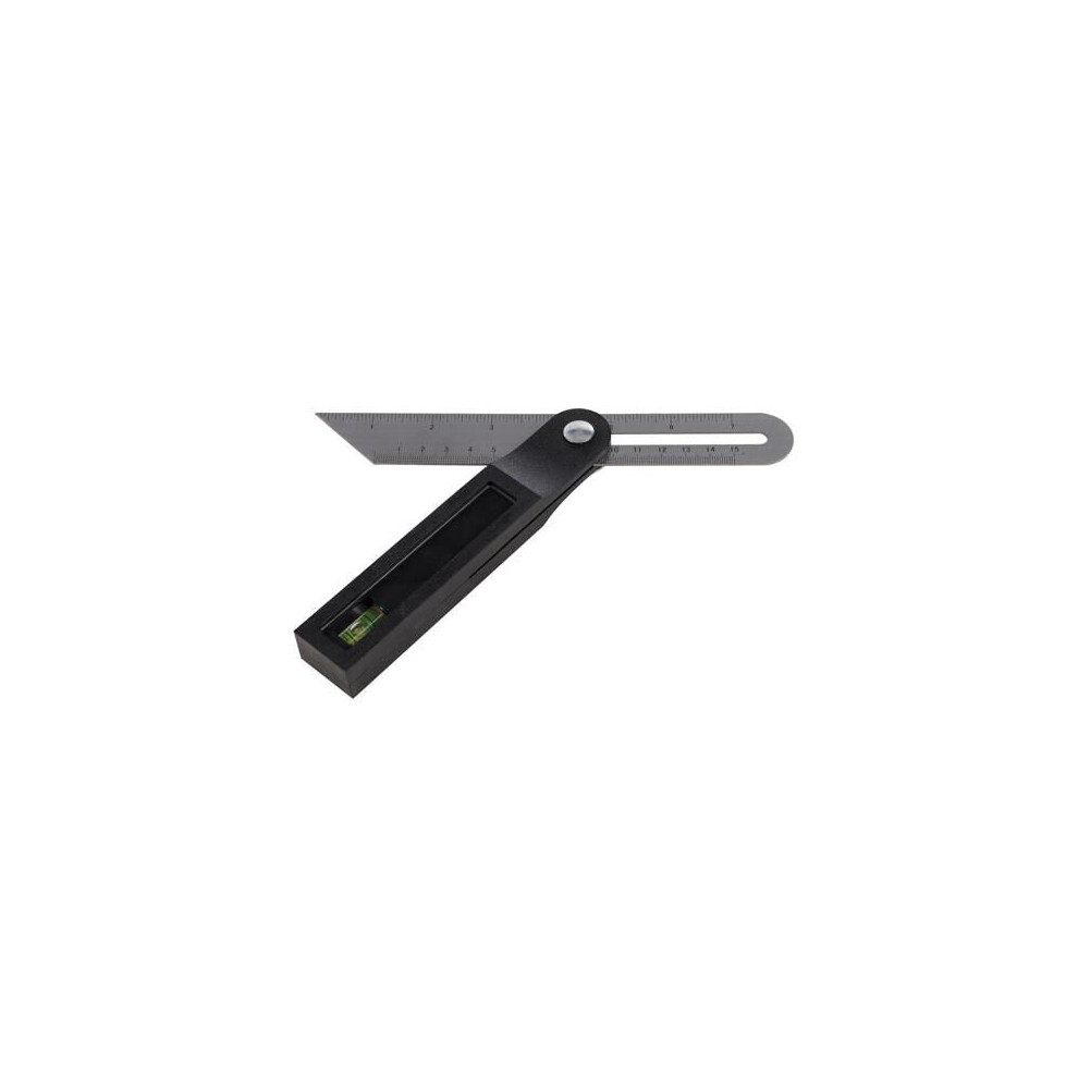 200mm Sliding Adjustable T Bevel With Spirit Level & Screw Fixing Bolt