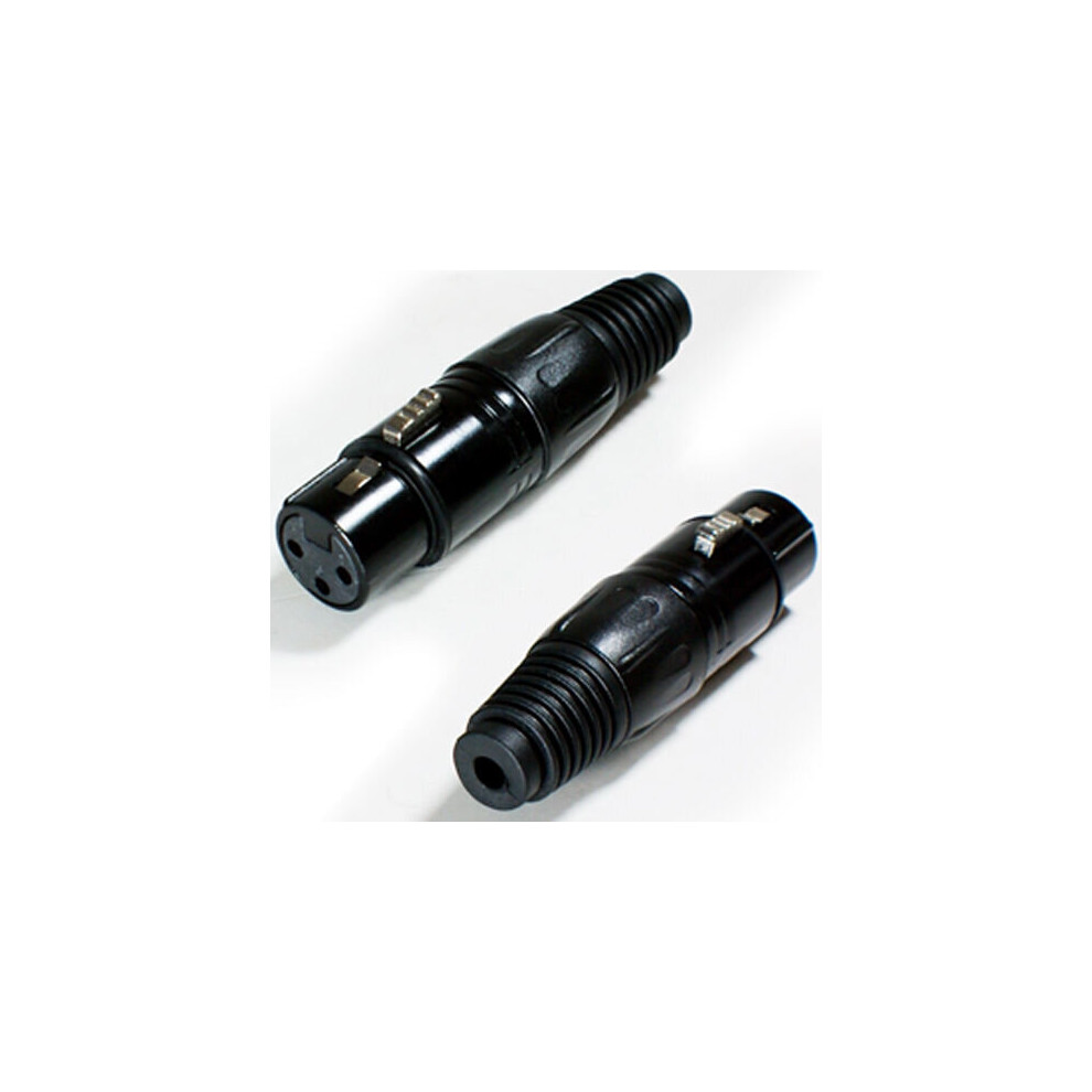 Loops Xlr 3 Pin Pole Female Socket Connector Solder Audio Adapter Mic Lighting Cable