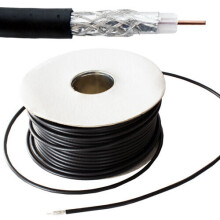 50m Outdoor Coaxial RG6 Cable Wire Reel Drum TV Aerial Satellite Freeview CCS