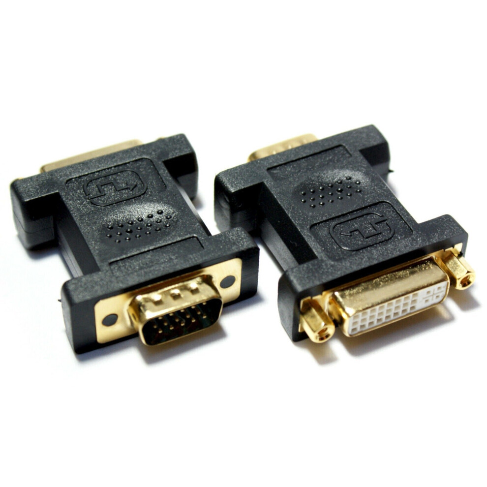Loops Vga Male To Dvi I Female Socket Adapter Analogue Video Monitor Converter 15 Pin