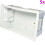 Loops 5x 47mm Deep Plasterboard Back Box Double Dry Lining Wall Flush Mount Pattress 1