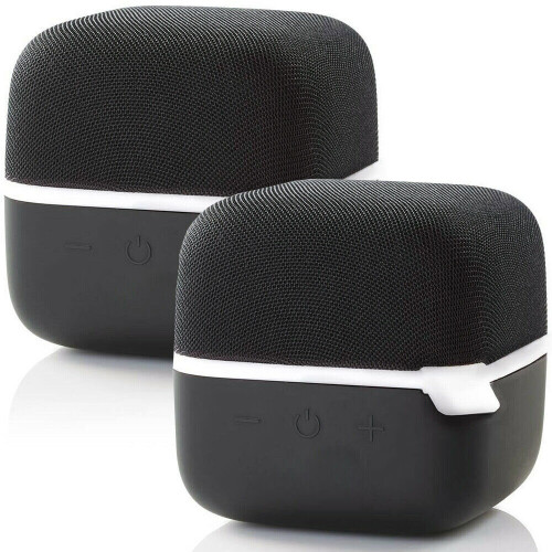 Loops 2x 15W Bluetooth Speaker Kit WHITE True Wireless Stereo Portable Rechargeable