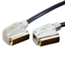 15m SCART Male to Plug Cable GOLD PRO QUALITY Audio & Video TV DVD RGB Lead