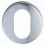 Loops 52mm Oval Profile Open Escutcheon 8mm Depth Concealed Fix Satin Steel 1