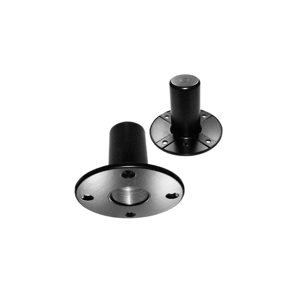 2 PACK 35mm Internal Speaker Top Hat Metal Mounting Fitting Pole Stand Socket