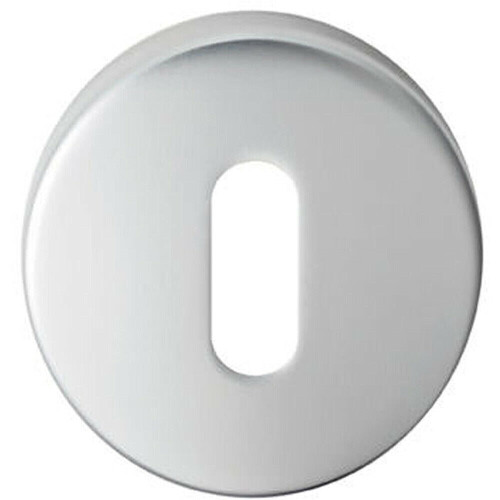 Loops 51mm Standard Key Profile Round Escutcheon Concealed Fix Satin Chrome