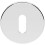 Loops 51mm Standard Key Profile Round Escutcheon Concealed Fix Polished Chrome 1