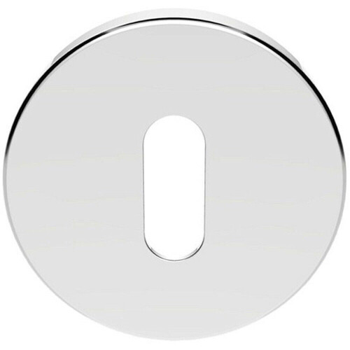 Loops 51mm Standard Key Profile Round Escutcheon Concealed Fix Polished Chrome