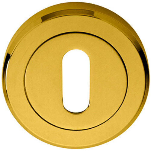 Loops 51mm Lock Profile Escutcheon Chamfered Edge Concealed Fix Stainless Brass
