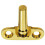 Loops Flush Fitting Cranked Window Casement Pin 25mm Fixing Centres Polished Brass 1